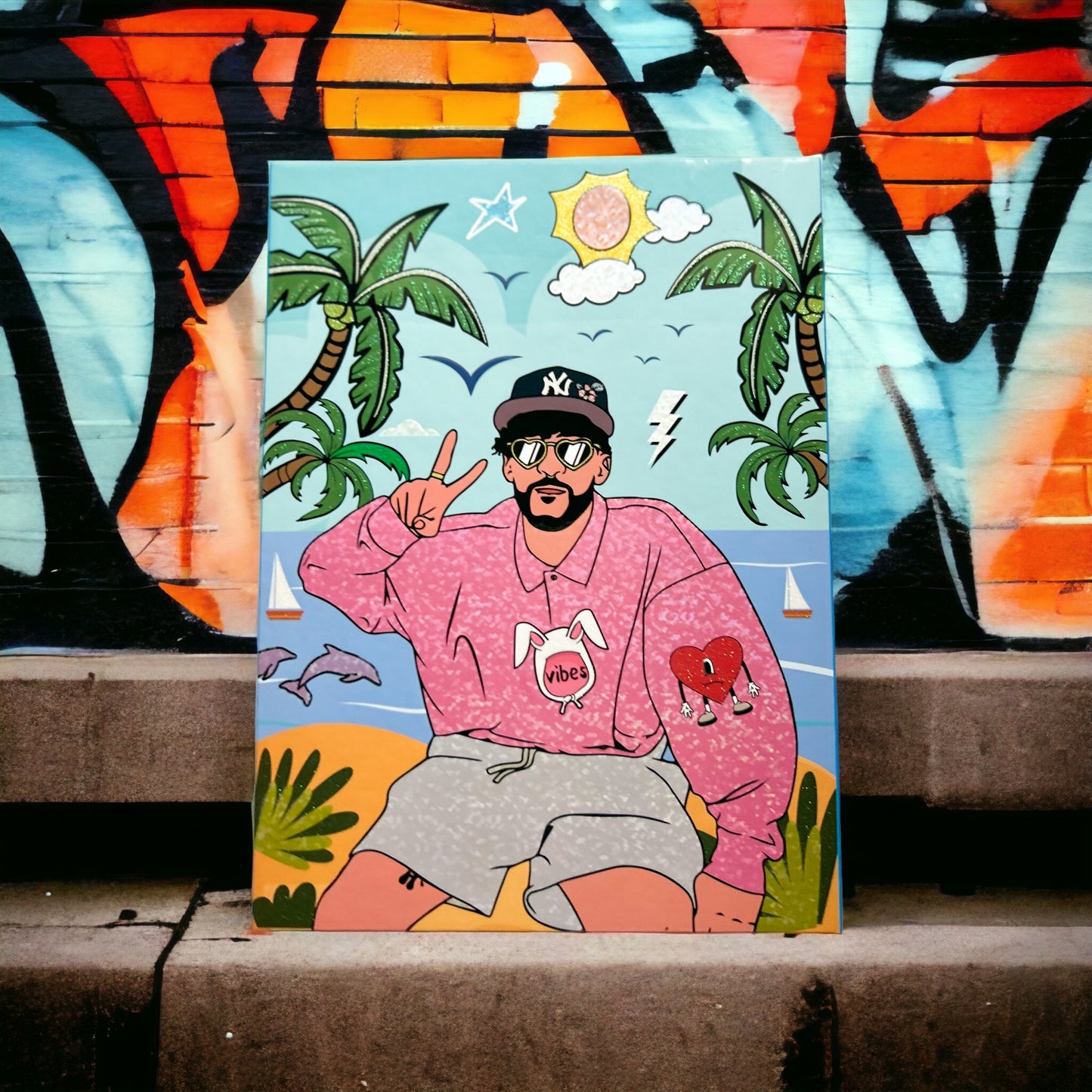 Vibes Bad Bunny Book Palette