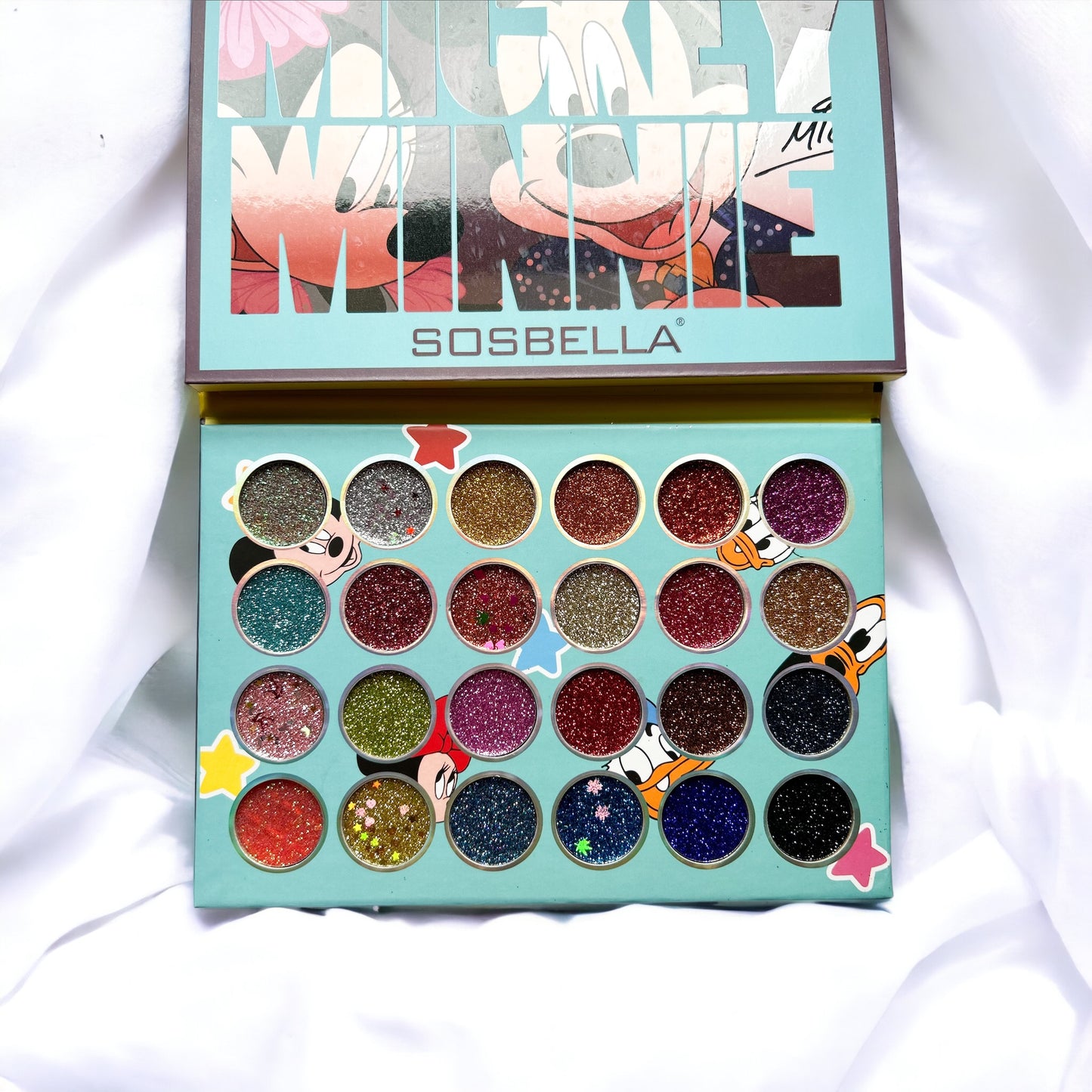 Mickey Minnie Glitter Palette Sos Bella