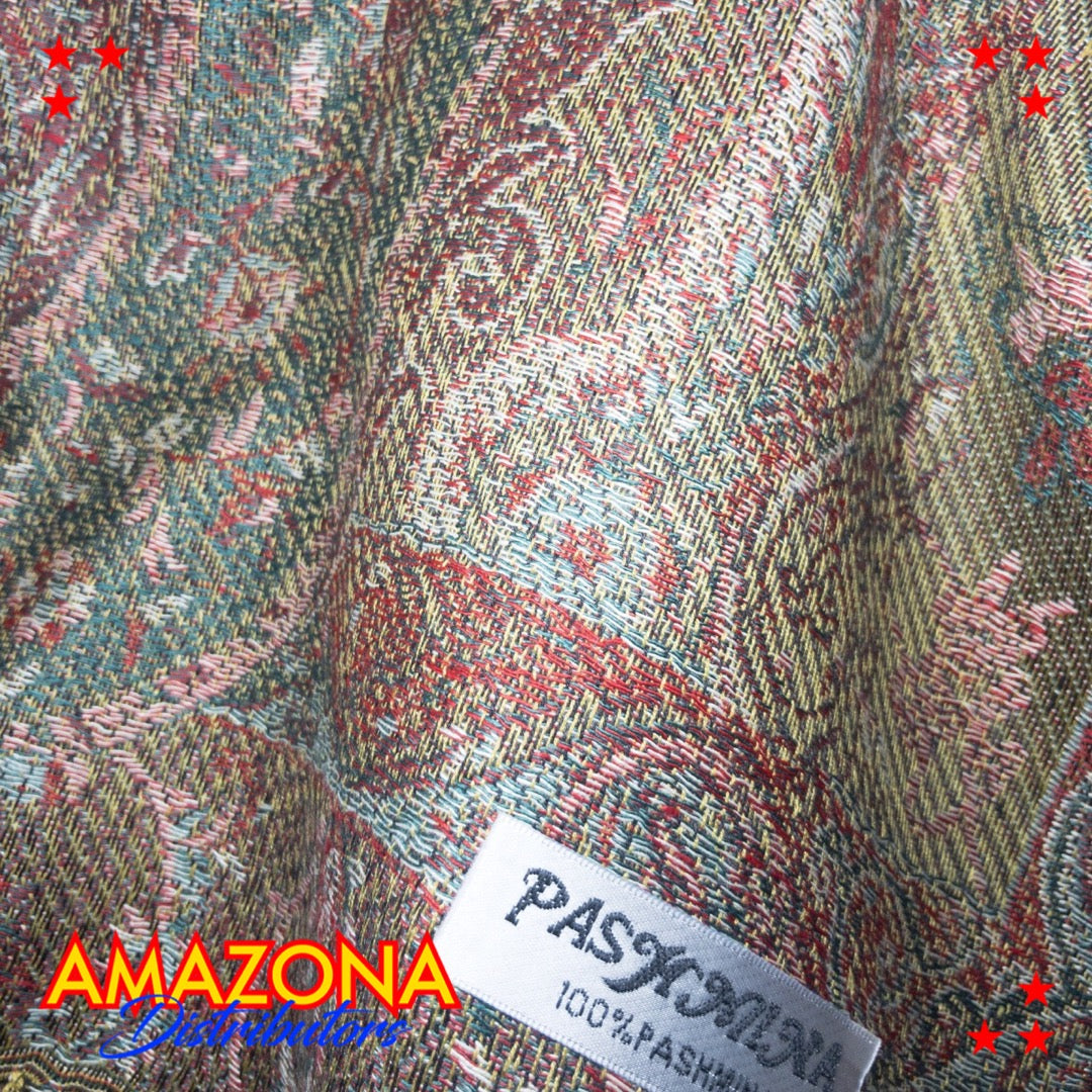 Pashmina Verde Otono