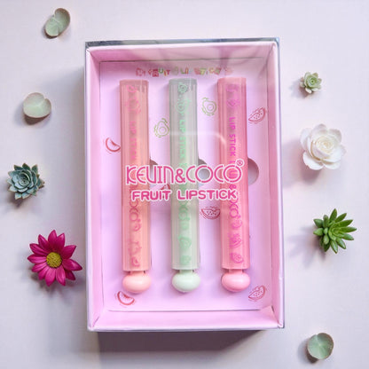 Fruit Lipstick Trio