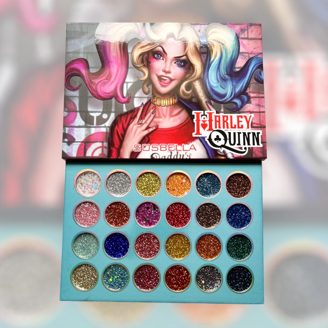 Harley Quinn Glitter Palette Sos Bella